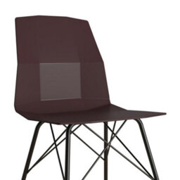 Dorel Home Riley Molded Dining Chair Burgundy - thumbnail 5