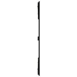 Berkfield Wall Headboard Black 185X3X110 Cm Solid Wood Pine - thumbnail 5