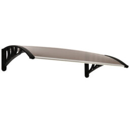 Outsunny Outdoor Window Door Canopy Fixed Awning Porch Uv Water Cover Brown - thumbnail 8