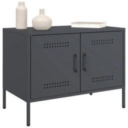 Berkfield Industrial Tv Cabinet Anthracite 68X39X50.5 Cm Steel - thumbnail 4