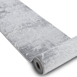 RugsX Runner Structural Mefe 6182 Two Levels Of Fleece Grey 200 Cm 200X270 Cm - thumbnail 2