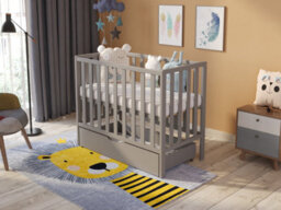 Love For Sleep Paris Space Saver Cot 100X50Cm With Drawer & Microfiber Quilted Mattress - thumbnail 2