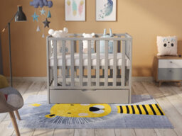 Love For Sleep Paris Space Saver Cot 100X50Cm With Drawer & Microfiber Quilted Mattress - thumbnail 1