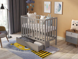 Love For Sleep Paris Space Saver Cot 100X50Cm With Drawer & Microfiber Quilted Mattress - thumbnail 3