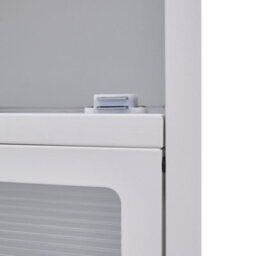 Thehotsale Metal File Cabinet For Home Office Storage White Cabinet With 3 Shelves - thumbnail 7