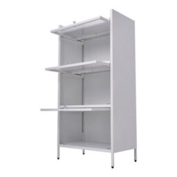 Thehotsale Metal File Cabinet For Home Office Storage White Cabinet With 3 Shelves - thumbnail 6
