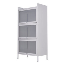 Thehotsale Metal File Cabinet For Home Office Storage White Cabinet With 3 Shelves - thumbnail 4