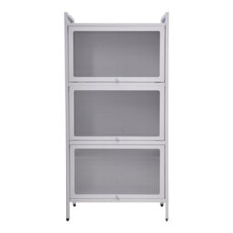 Thehotsale Metal File Cabinet For Home Office Storage White Cabinet With 3 Shelves - thumbnail 3