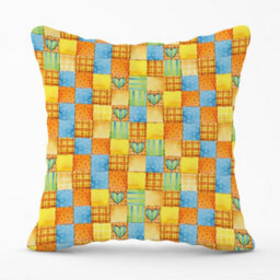 Warren Reed Designer Baby Watercolour Blanket Pattern Cushions 60Cm X 60Cm - thumbnail 1