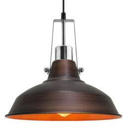 Long Life Lamps Company Industrial Retro Barn Pendant Light Metal Lamp Shade M0156 - thumbnail 3