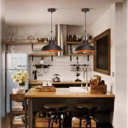 Long Life Lamps Company Industrial Retro Barn Pendant Light Metal Lamp Shade M0156 - thumbnail 7