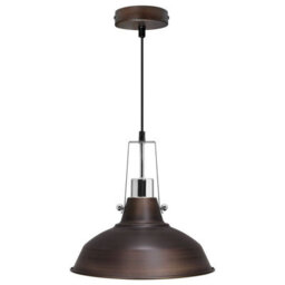 Long Life Lamps Company Industrial Retro Barn Pendant Light Metal Lamp Shade M0156 - thumbnail 4