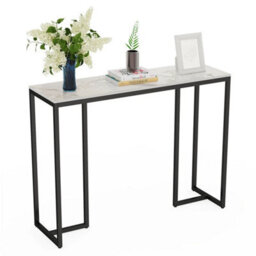 Thicken Marble Console Table Modern Narrow Table Long Sofa - thumbnail 1