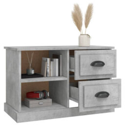 Berkfield Durable Tv Cabinet Concrete Grey 73X35.5X47.5 Cm Engineered Wood - thumbnail 5