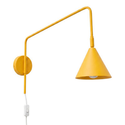Sollux Lighting Nox Steel Yellow 1 Lights Modern Wall Lamps - image 1