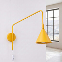 Sollux Lighting Nox Steel Yellow 1 Lights Modern Wall Lamps - thumbnail 2