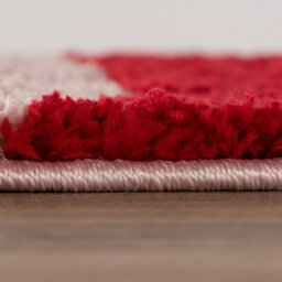 The Rugs Joli Red And Pink Striped Rug Soft Dense Pile Easy To Clean And Pet Friendly For Living Rooms And Bedrooms - thumbnail 3