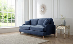 Piper 3 Seater Sofa Manhattan Navy - thumbnail 3