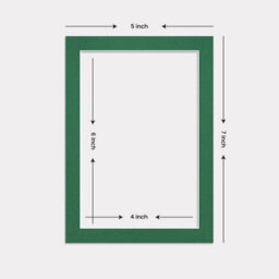 Ak Frames 7X5 Emerald Picture Mounts To Fit 6X4 Aperture Size - Mount Board Only (No Frame Included) - thumbnail 3