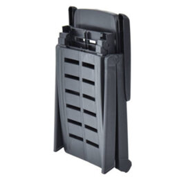 Vidaxl Folding Sun Lounger Plastic Anthracite - thumbnail 7