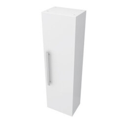 Sundaze Gloss White 1200mm Bathroom Wall Mounted Tall Storage Unit Cupboard Cabinet - thumbnail 3