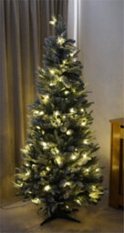 Xmas Haus 2.1M Pre-Lit 150Ww Pop Up Frosty Pine Xmas Tree - thumbnail 3