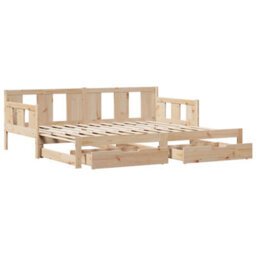 Walplus Daybed With Trundle And Drawers Without Mattress 80X200 Cm - thumbnail 5