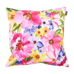 icon Indoor And Outdoor Waterproof Filled Cushion 2X Watercolour Floral & 2X Yellow - thumbnail 3