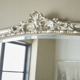 The Online Mirror Shop Leaner Mirror Mayfair Arched Shape With Antique Silver Frame- H 173Cm X W 104Cmx D 4Cm For Hanging In Bedroom - thumbnail 4
