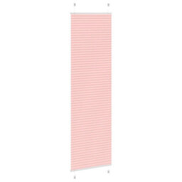 Berkfield Pleated Blind Pink 60X200 Cm Fabric Width 59.4 Cm Polyester - thumbnail 4