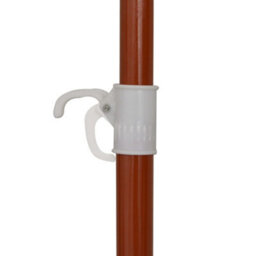Berkfield Parasol With Steel Pole 300 Cm Sand - thumbnail 3