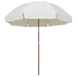 Berkfield Parasol With Steel Pole 300 Cm Sand