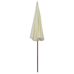 Berkfield Parasol With Steel Pole 300 Cm Sand - thumbnail 2