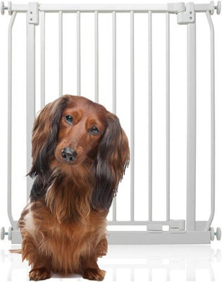 Bettacare Elite Pressure Dog Gate Narrow, 65.5Cm - 74.5Cm, Matt White, Narrow Pressure Fit Pet Gate For Dog And Puppy - image 1