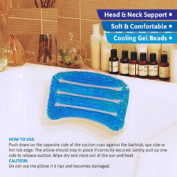 Mantraraj Soothing Gel Bathtub Pillow Great For Relaxation, Head & Neck Support Perfect Bath Pillow For Bathtub, Hot Tub - thumbnail 3