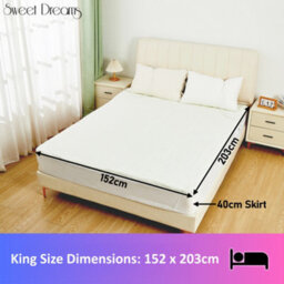 Sweet Dreams Luxury Fleece Electric Blanket King Size, Machine Washable Underblanket, Digital Control, Overheat Protection - thumbnail 9