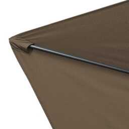 VRUC Outdoor Patio Garden Parasol Sun Shade Umbrella With Crank Handle & Tilt 2.7M Taupe - thumbnail 6