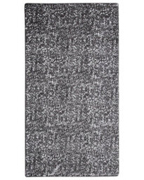 Beliani Grey And Silver Viscose Area Rug 80 X 150 Cm - Soft Hypoallergenic Low-Pile Rug For Living Room, Bedroom, Hallway - thumbnail 1