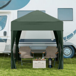 Outsunny 2X2M Pop Up Gazebo Canopy Marquee W/ Carry Bag, Green - thumbnail 8