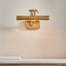 Luminosa Lighting Luminosa 2 Light Picture Wall Light Lamp Brass, Led E14 - thumbnail 4