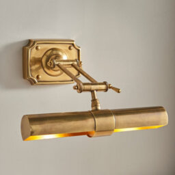 Luminosa Lighting Luminosa 2 Light Picture Wall Light Lamp Brass, Led E14 - thumbnail 5
