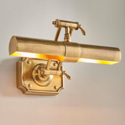 Luminosa Lighting Luminosa 2 Light Picture Wall Light Lamp Brass, Led E14 - thumbnail 2