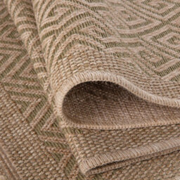 The Rugs Nature Collection Outdoor Rug In Green 5100G - thumbnail 5