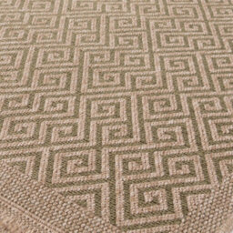 The Rugs Nature Collection Outdoor Rug In Green 5100G - thumbnail 4