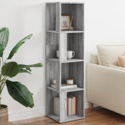 Vidaxl Corner Cabinet Grey Sonoma 33X33X132 Cm Engineered Wood - thumbnail 1