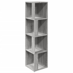 Vidaxl Corner Cabinet Grey Sonoma 33X33X132 Cm Engineered Wood - thumbnail 2