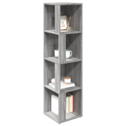 Vidaxl Corner Cabinet Grey Sonoma 33X33X132 Cm Engineered Wood - thumbnail 6