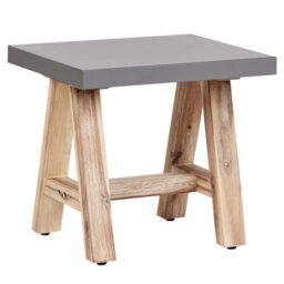 Beliani Garden Dining Set With Stools 6 Seater Tonnare Concrete Grey - thumbnail 6