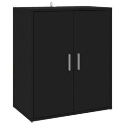 Berkfield Shoe Cabinet Black 60X35X70 Cm Engineered Wood - thumbnail 5