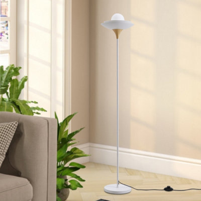 Darphe 40W Modern Minimalist White Metal Floor Lamp, 162Cmh - image 1